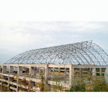 Diseño de cubierta arqueada prefabricada Construcción Sistema de techo de piscina de marco de acero de acero